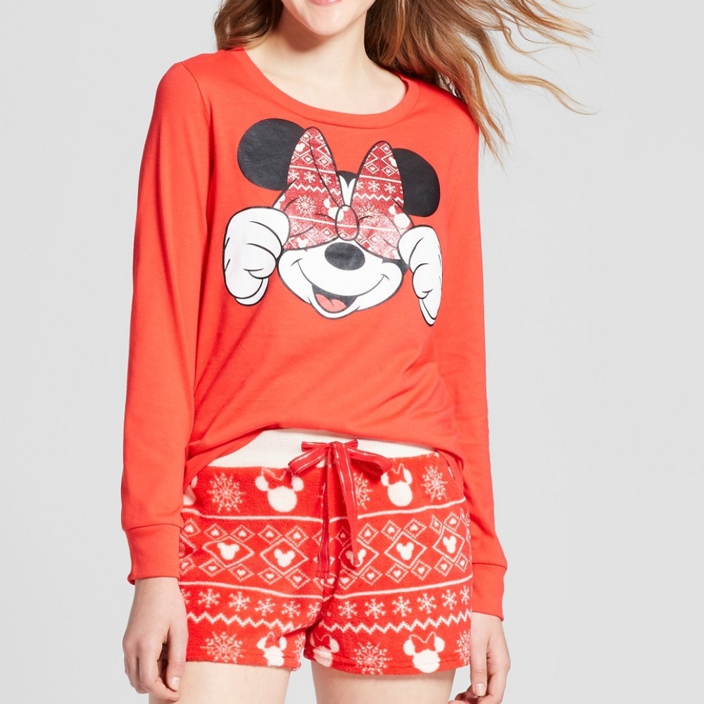 Minnie Mouse Long Sleeve Peekaboo  T-Shirt/Short